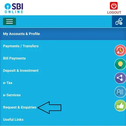 sbi-net-banking-se-cheque-book-request kaise kare