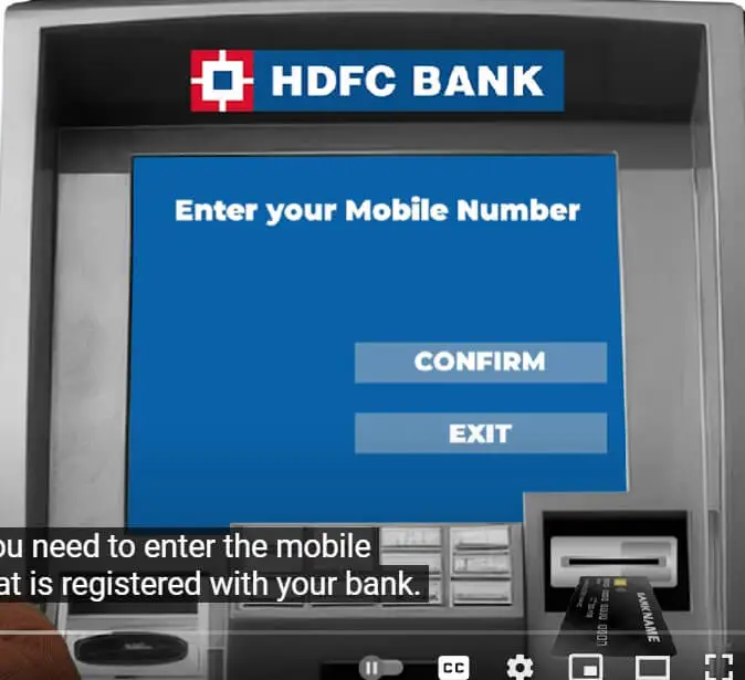 hdfc atm pin generate kaise kare