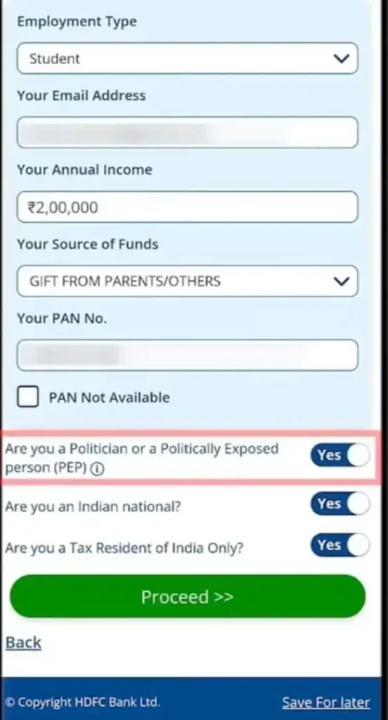 hdfc online mobile se account kaise khole